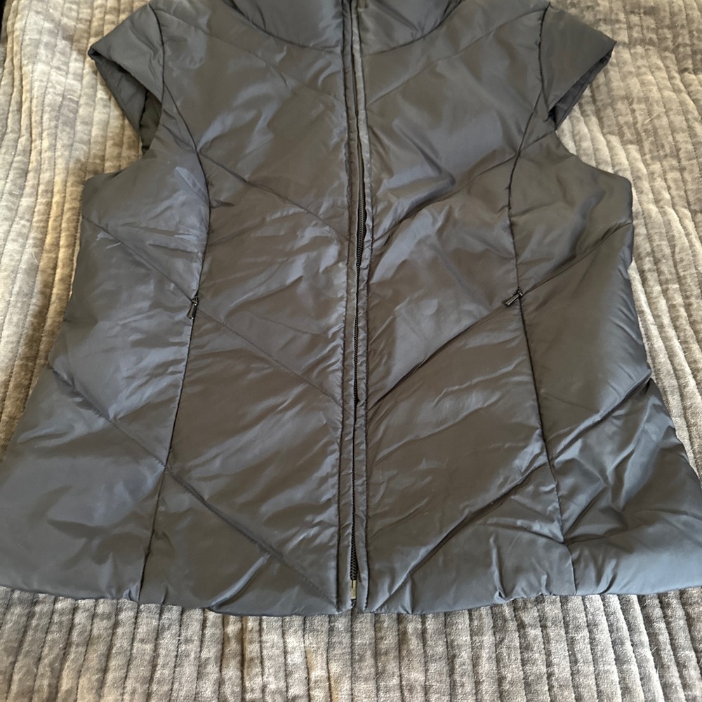 Halogen Midnight Black Quilted Vest